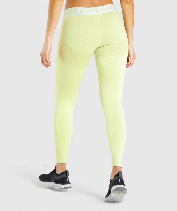 Damske Legíny Gymshark Flex Low Rise Svetlo Zelene | JA8057246